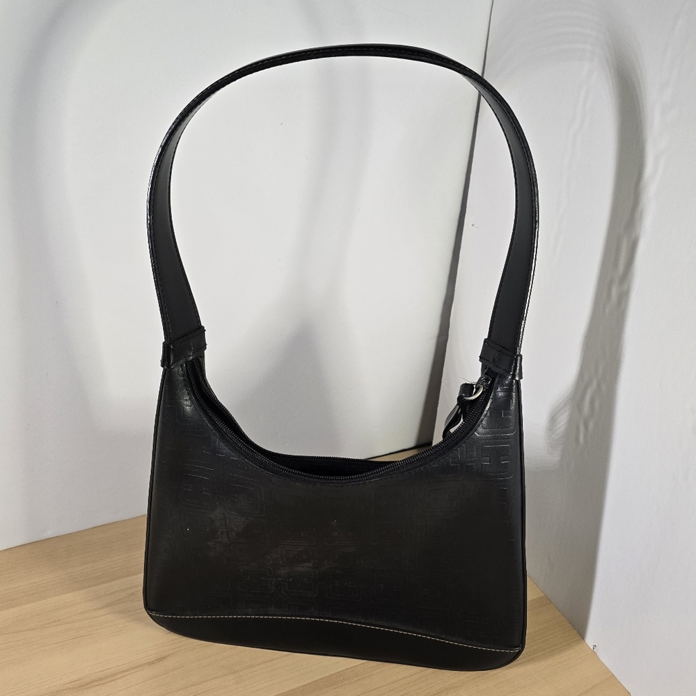 Nine West Sleek Black Shoulder Bag